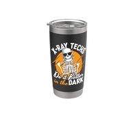 Los técnicos de rayos X lo hacen mejor en la oscuridad Rad Tech Radiología Vaso térmico de acero inoxidable de doble pared