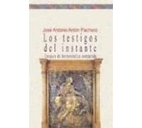 Los Testigos Del Instante: Ensayos De Hermeneutica Comparada