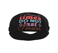 Los Tiempos Difíciles No Duran para Siempre Salud Mental Unisex Headband Elástica Cinta Sudor Cabeza Antideslizante Banda para El Sudor para Yoga Ciclismo Fitness Entrenamiento