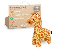 Los Tiny Friends de Little Big Friends | Sonajeros para bebé | Animales blanditos | Fáciles de limpiar | Decoración para habitación de bebé | La jirafa Gina