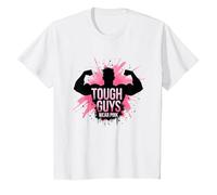 Los Tipos rudos Visten de Rosa Camiseta, Niños, Blanco, 4 años