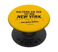 Los titulares en el Lago Son como los Tenedores de Nueva York en el Lago PopSockets PopGrip Adhesivo