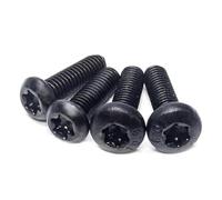 Los tornillos Torx negros de la cabeza de cacerola califican los pernos de cabeza de botón 10,9 M3-M10, 10 piezas, M3x10-T10