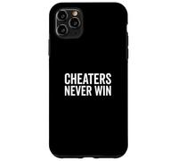 Los tramposos Nunca ganan una Cita Motivacional para los ganadores Carcasa para iPhone 11 Pro MAX
