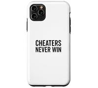 Los tramposos Nunca ganan una Cita Motivacional para los ganadores Carcasa para iPhone 11 Pro MAX