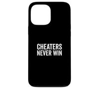 Los tramposos Nunca ganan una Cita Motivacional para los ganadores Carcasa para iPhone 13 Pro MAX