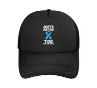 Los Traseros También Importan. Salva Los Traseros. Concientización sobre El Cáncer De Colon. Unisex Gorra Trucker Cómoda Snapback Cap Casual Gorras Hip Hop para Senderismo Tenis Verano