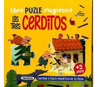 Los tres cerditos (Libro puzle magnético)