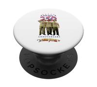 Los Tres Chiflados+ USA 250 PopSockets PopGrip Adhesivo