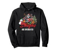 Los trineos están sobrevalorados Classic Muscle Car Santa Entusiasta Sudadera con Capucha
