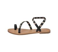 LOS TROPEZIANAS POR Sr. BELARBI Mujer Confetti Sandale, Negro, 41 EU, Negro, 41 EU