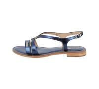 LOS TROPEZIANAS POR Sr. BELARBI Mujer Hamoon Zapatos Ciudad Sandalia, azul marino metal, 39 EU