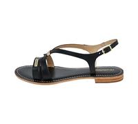 LOS TROPEZIANAS POR Sr. BELARBI Mujer Hamoon Zapatos Ciudad Sandalia, Negro, 40 EU