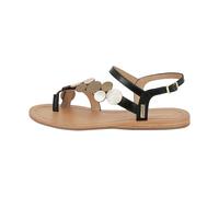 LOS TROPEZIANOS por Sr. Belarbi Mujer Holly Zapatos Ciudad Entre-Doigt, Negro y Dorado, 39 EU