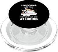 Los Unicornios de Unicornio Son Reales, Son Muy Buenos para esconderse PopSockets PopGrip para MagSafe