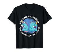 Los unicornios divertidos son solo rinocerontes a los que les gustaba demasiado el chocolate Camiseta