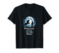 Los Unicornios Son Totalmente Reales Ecuestre Wrangler Moon Camiseta