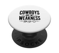 Los Vaqueros Son mi Debilidad Vintage Western PopSockets PopGrip Adhesivo