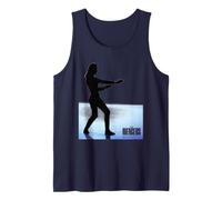 Los Vengadores Diana Rigg Emma Peel Acción Pose Retro Camiseta sin Mangas