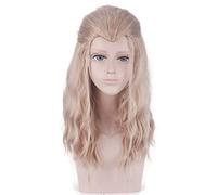 Los Vengadores Thor Cosplay peluca hombres moda rizado pelo sintético resistente al calor Thor Odinson disfraz pelucas Pl-567
