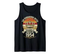 Los Verdaderos Reyes Nacieron en Agosto de 1954-72 Años Camiseta sin Mangas