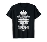 Los Verdaderos Reyes Nacieron en Julio de 1954-72 Años Camiseta