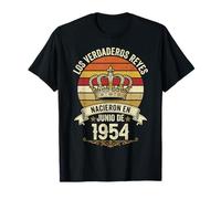 Los Verdaderos Reyes Nacieron en Junio de 1954-72 Años Camiseta