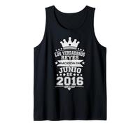 Los Verdaderos Reyes Nacieron en Junio de 2016-10 Años Camiseta sin Mangas