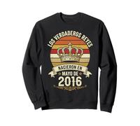 Los Verdaderos Reyes Nacieron en Mayo de 2016-10 Años Sudadera