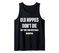 Los Viejos Hippies no se desvanecen en Abuelos Locos Camiseta sin Mangas