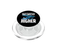 Los Viejos Pilotos Nunca Mueren Ellos Solo vuelan más Alto Divertido piloto PopSockets PopGrip para MagSafe