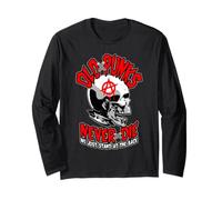 Los Viejos Punks Nunca Mueren Música Punk Rock Mohawk Skull Manga Larga