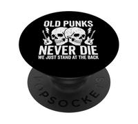 Los Viejos Punks Nunca Mueren, Solo Nos Paramos en el Rock and Roll PopSockets PopGrip Adhesivo