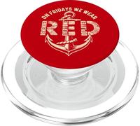 Los Viernes vestimos de Rojo Recuerda Que Todos desplegados PopSockets PopGrip para MagSafe