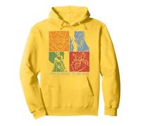 Los villanos de Disney se sienten bien siendo malos paneles Sudadera con Capucha, Unisex para adultos, Limón, S