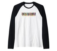 Los Woofers de terciopelo; lindos cachorros musicales Camiseta Manga Raglan