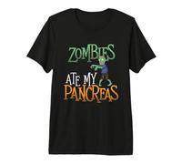 Los Zombis se comieron mi páncreas - Concientización sobre la Diabetes diabética DT1 Camiseta Premium