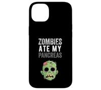 Los Zombis se comieron mi páncreas, Divertido, Diabetes, niña, niño y Mujer Carcasa para iPhone 14 Plus