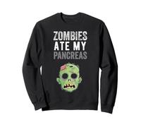 Los Zombis se comieron mi páncreas, Divertido, Diabetes, niña, niño y Mujer Sudadera