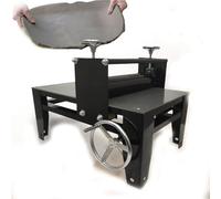 Losa de arcilla for estudios de cerámica, Máquina manual de placas de arcilla cerámica, Rodillos de losa de mesa, Con manivela, Máquina de arcilla profesional, Máquina de arcilla profesional