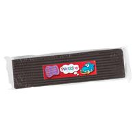 Losa de plastilina de un solo color, 400 g, negro, compuesto de modelado para animadores profesionales y fabricantes de modelos, nunca se seca, hace esculturas, modelos y animaciones de stop motion