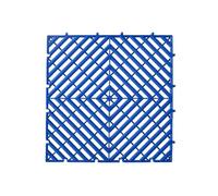 Losas de pavimento encajables, Baldosas Entrelazadas Modulares, Paquete Multicolor De 40x40x3cm, 4 A 20 Piezas for Drenaje(Blue,16 Pieces)