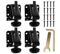 LOSCHEN] 4 Patas de nivelación Resistentes para Muebles, Tuercas hexagonales de Bloqueo de Patas de Muebles, niveladores, para Mesa, armarios, Banco de Trabajo, estantes y más