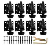 [LOSCHEN] 8 patas niveladoras ajustables de alta resistencia para muebles, tuercas hexagonales de bloqueo, patas de muebles, para mesa, armarios, banco de trabajo, estantes y más