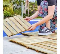 LOSETA DE MADERA NATURAL