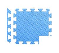 Losetas De Caucho 4~20 Piezas de esteras entrelazadas EVA, Azulejos Rompecabezas Antideslizantes for el Ejercicio Diario del Gimnasio en casa(Blue-30x30cm,12PCS)
