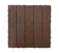 Losetas de suelo encajables, Azulejos for terrazas de jardín, entrelazados, for patio, balcón, for todo tipo clima, multicolor, 2-8 piezas