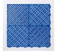 Losetas entrelazadas for Suelo de Garaje, Alfombrilla for lavadero Coches, losa multifunción, 1,8 cm Grosor(Dark Blue,100pcs)