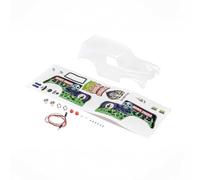Losi Body Set Grave Digger Clear Mini LMT LOS210045