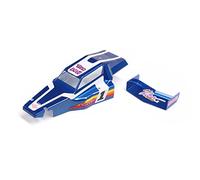 LOSI Body & Wing, Blue: Mini JRX2